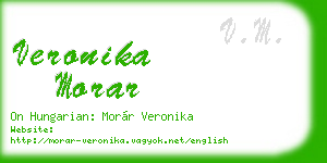 veronika morar business card